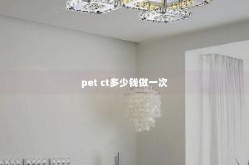 pet ct多少钱做一次