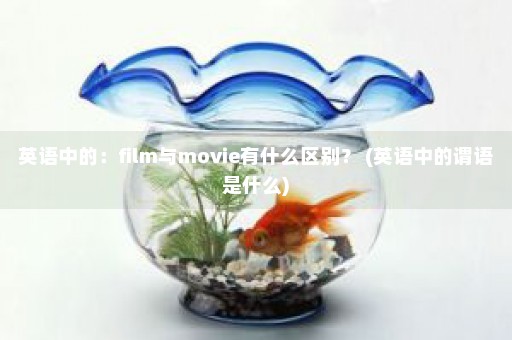 英语中的：film与movie有什么区别？ (英语中的谓语是什么)