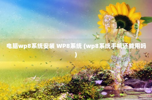 电脑wp8系统安装 WP8系统 (wp8系统手机还能用吗)