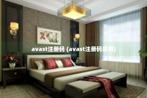 avast注册码 (avast注册码禁用)