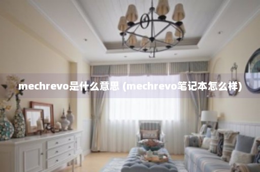 mechrevo是什么意思 (mechrevo笔记本怎么样)