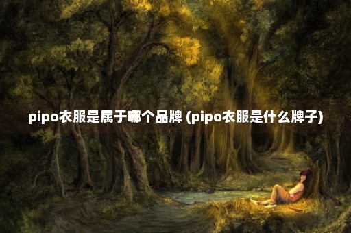 pipo衣服是属于哪个品牌 (pipo衣服是什么牌子)