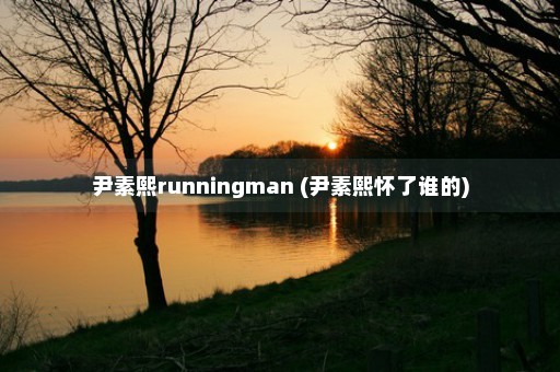 尹素熙runningman (尹素熙怀了谁的)