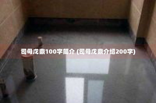 司母戊鼎100字简介 (司母戊鼎介绍200字)