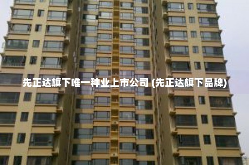 先正达旗下唯一种业上市公司 (先正达旗下品牌)