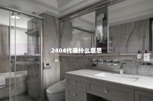 2404代表什么意思