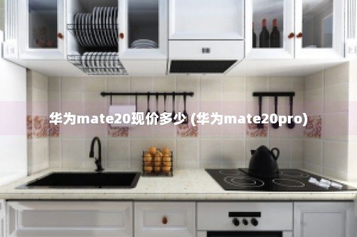 华为mate20现价多少 (华为mate20pro)