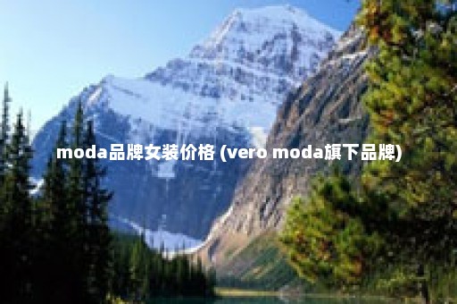 moda品牌女装价格 (vero moda旗下品牌)