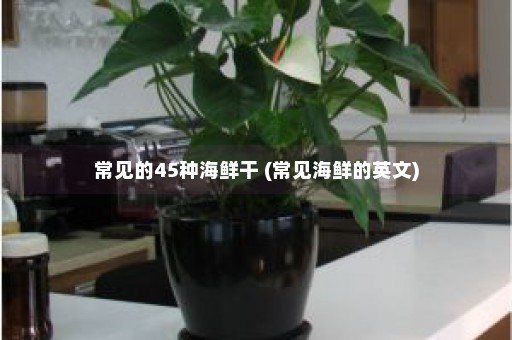 常见的45种海鲜干 (常见海鲜的英文)