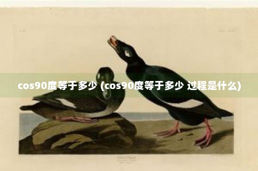 cos90度等于多少 (cos90度等于多少 过程是什么)