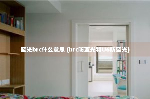 蓝光brc什么意思 (brc防蓝光和U6防蓝光)