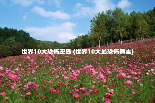 世界10大恐怖蛇岛 (世界10大最恐怖病毒)