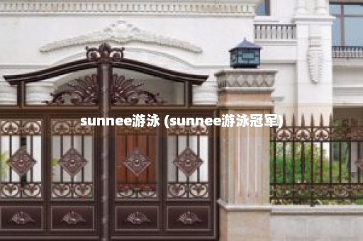 sunnee游泳 (sunnee游泳冠军)