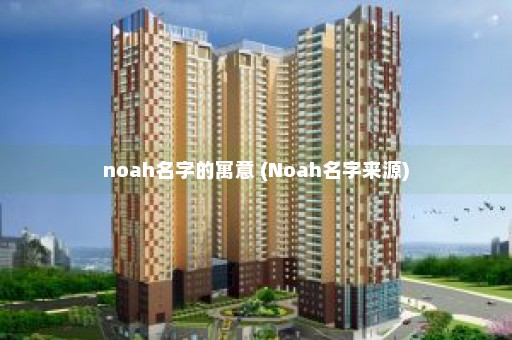 noah名字的寓意 (Noah名字来源)