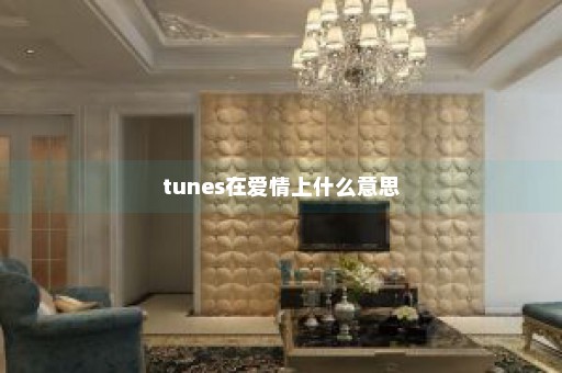 tunes在爱情上什么意思