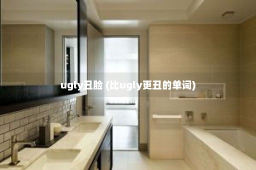 ugly丑脸 (比ugly更丑的单词)