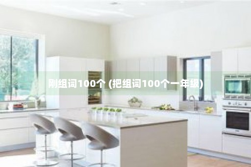 刚组词100个 (把组词100个一年级)