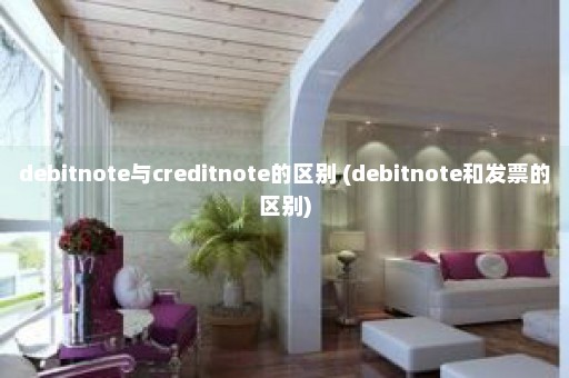 debitnote与creditnote的区别 (debitnote和发票的区别)