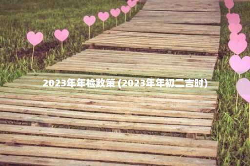 2023年年检政策 (2023年年初二吉时)