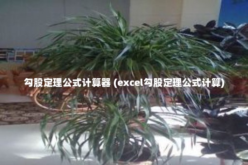 勾股定理公式计算器 (excel勾股定理公式计算)