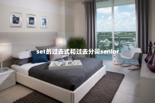 set的过去式和过去分词senior