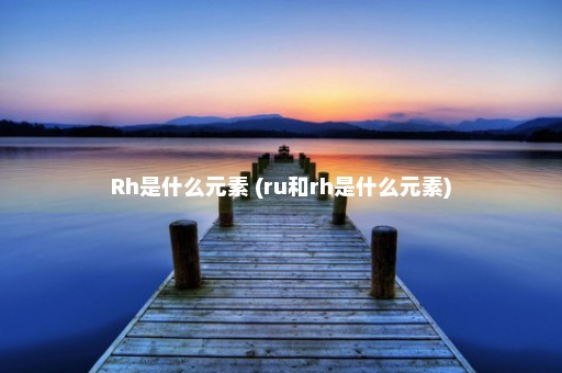 Rh是什么元素 (ru和rh是什么元素)