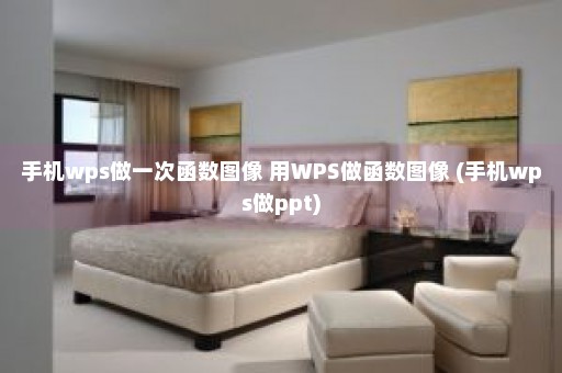 手机wps做一次函数图像 用WPS做函数图像 (手机wps做ppt)