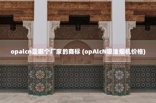 opalcn是哪个厂家的商标 (opAlcN吸油烟机价格)