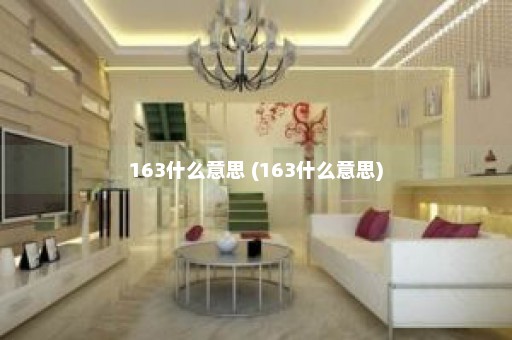 163什么意思 (163什么意思)