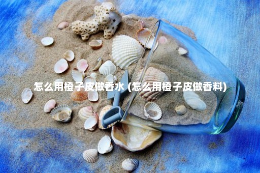 怎么用橙子皮做香水 (怎么用橙子皮做香料)