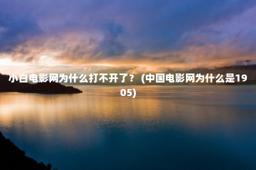 小白电影网为什么打不开了？ (中国电影网为什么是1905)