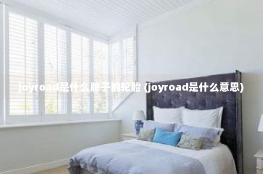 joyroad是什么牌子的轮胎 (joyroad是什么意思)