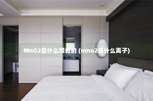 MnO2是什么颜色的 (mno2是什么离子)