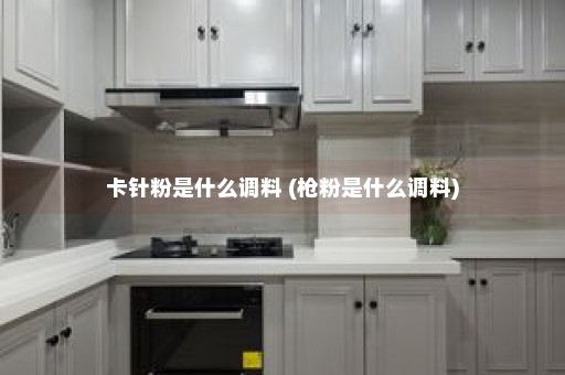 卡针粉是什么调料 (枪粉是什么调料)