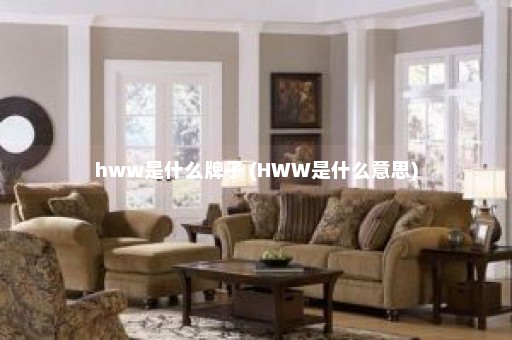 hww是什么牌子 (HWW是什么意思)