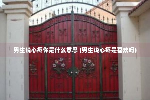 男生说心疼你是什么意思 (男生说心疼是喜欢吗)