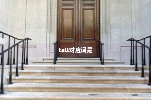 tall对应词是