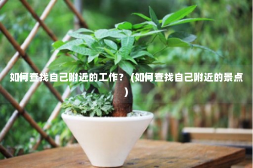 如何查找自己附近的工作？ (如何查找自己附近的景点)