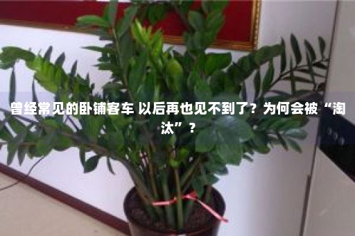 曾经常见的卧铺客车 以后再也见不到了？为何会被“淘汰”？