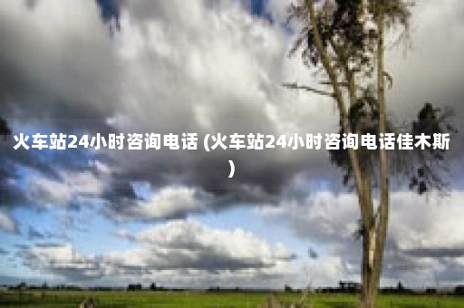 火车站24小时咨询电话 (火车站24小时咨询电话佳木斯)