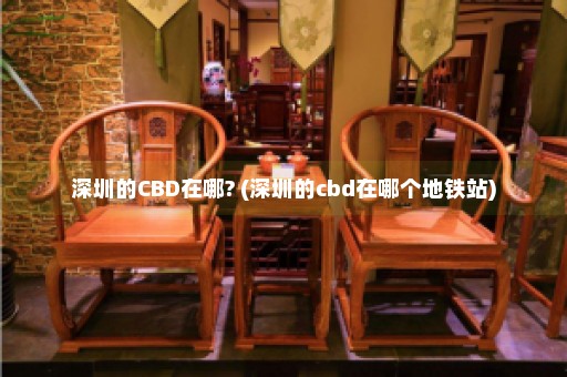 深圳的CBD在哪? (深圳的cbd在哪个地铁站)