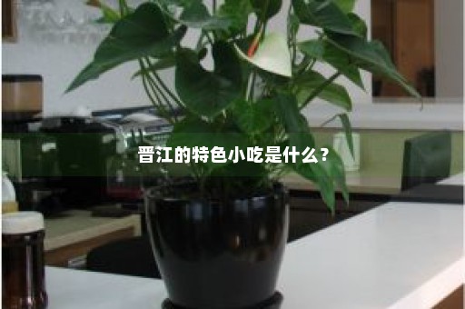 晋江的特色小吃是什么？