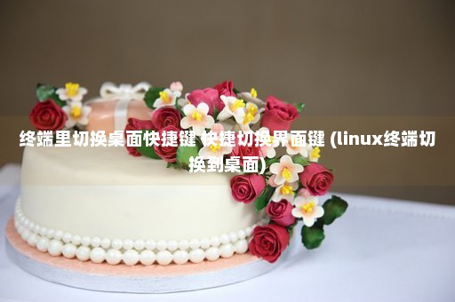 终端里切换桌面快捷键 快捷切换界面键 (linux终端切换到桌面)