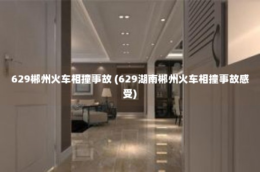 629郴州火车相撞事故 (629湖南郴州火车相撞事故感受)