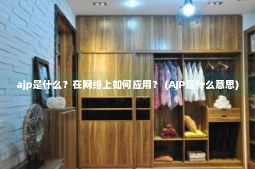 ajp是什么？在网络上如何应用？ (AJP是什么意思)