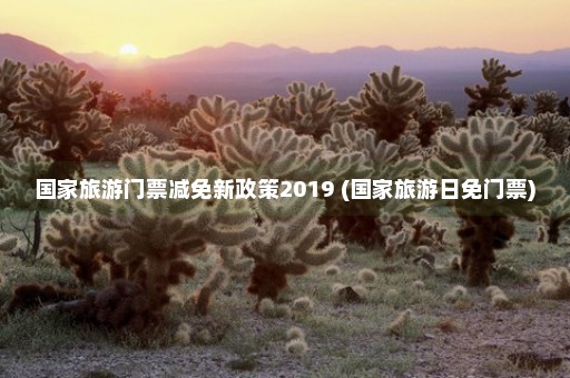 国家旅游门票减免新政策2019 (国家旅游日免门票)