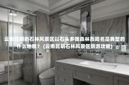 云南昆明的石林风景区以石头多像森林而闻名是典型的什么地貌？ (云南昆明石林风景区旅游攻略)