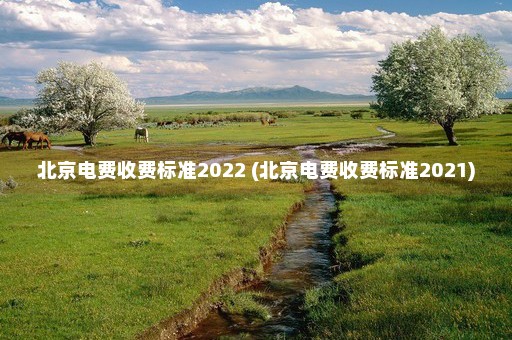 北京电费收费标准2022 (北京电费收费标准2021)