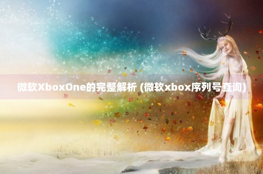 微软XboxOne的完整解析 (微软xbox序列号查询)