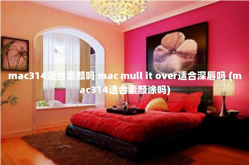 mac314适合素颜吗 mac mull it over适合深唇吗 (mac314适合素颜涂吗)